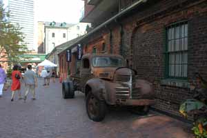 distillery district old truck